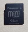 Mini SD Panasonic 64MB Memory Card